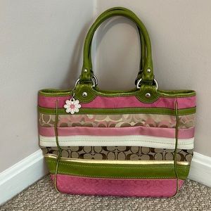Multi Colored Spring Tote